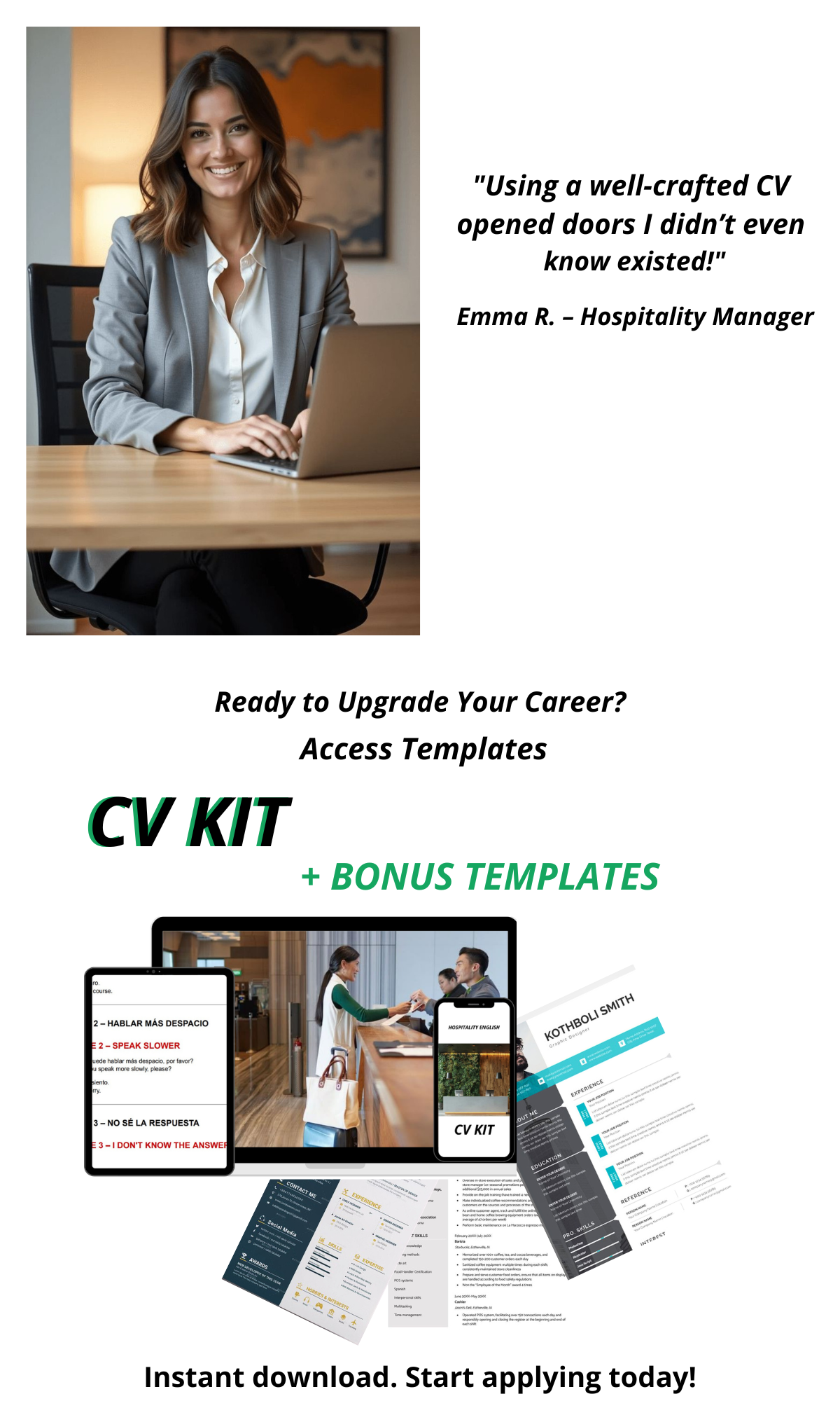 Global Hospitality Cv Kit