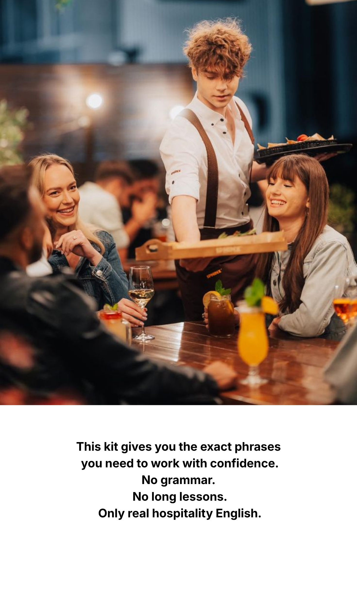 Hospitality English Starter Kit