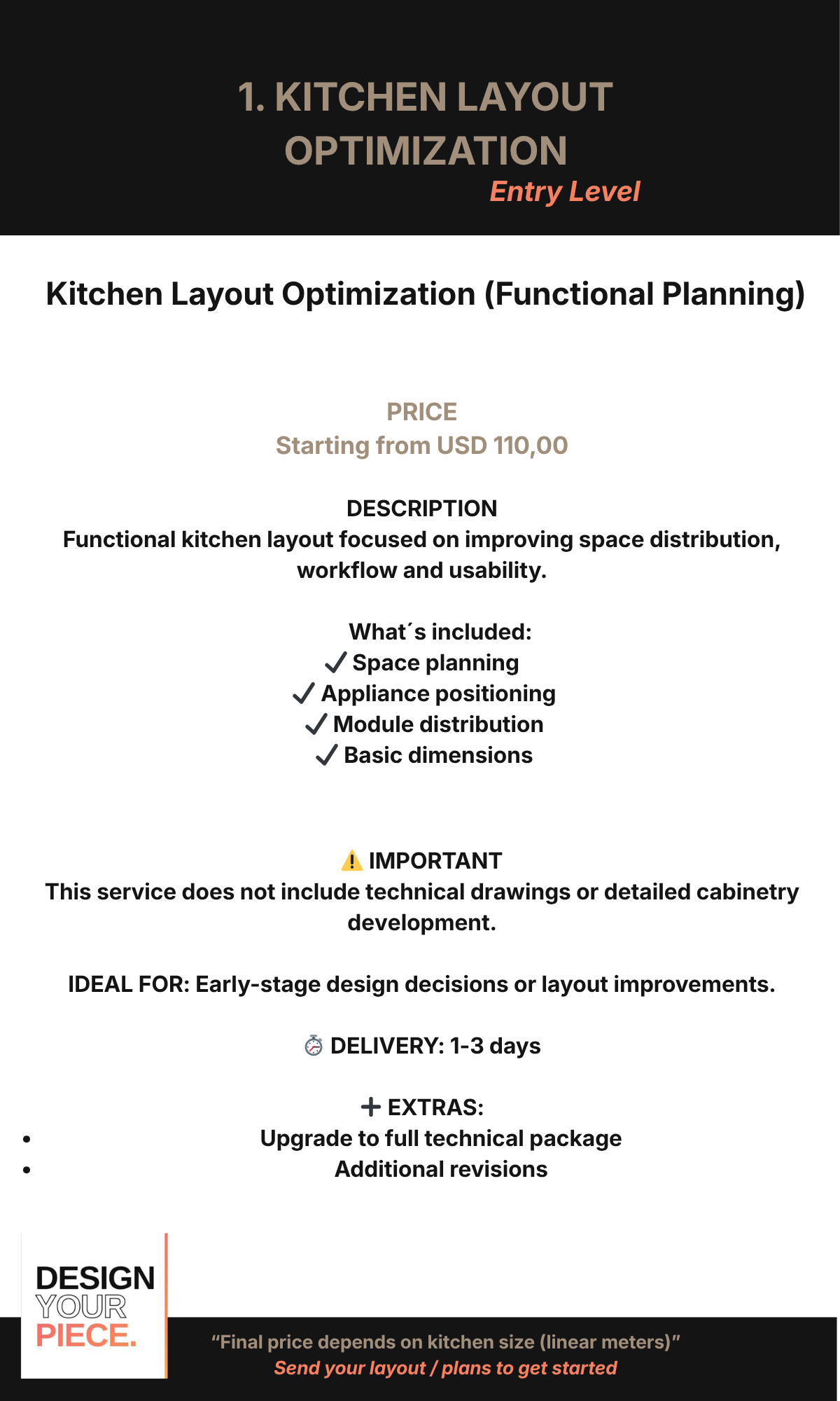 Kitchen Design & Technical Development