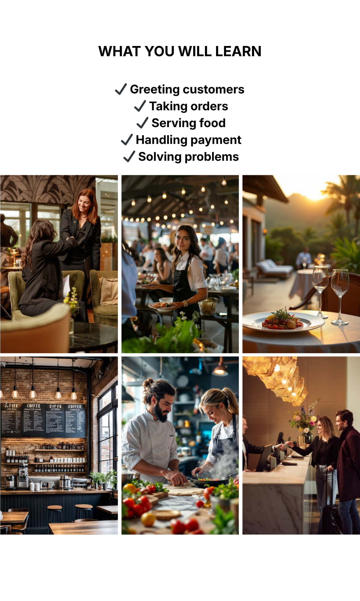 Hospitality English Starter Kit