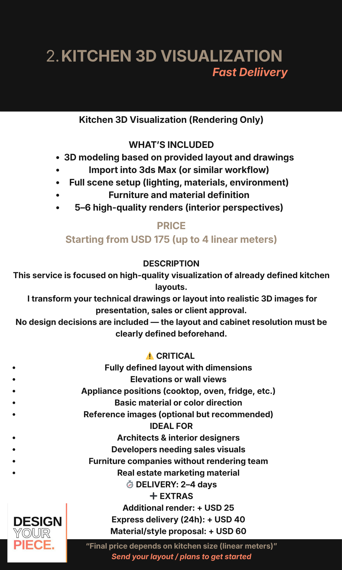 Kitchen Design & Technical Development